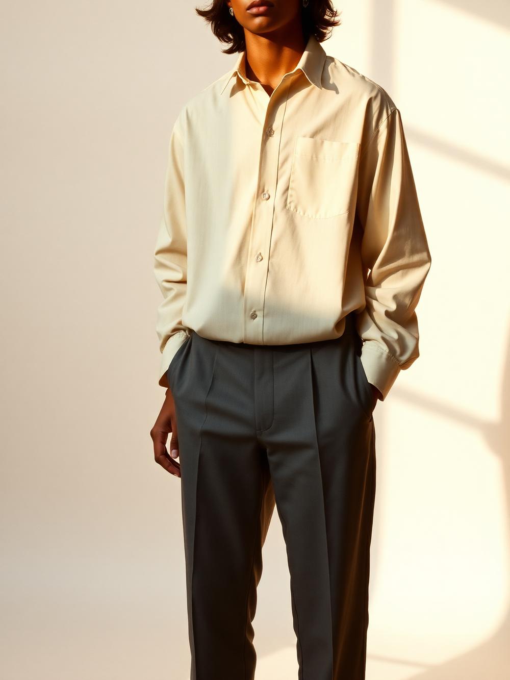 DUSTBLOOM SHIRT worn by model